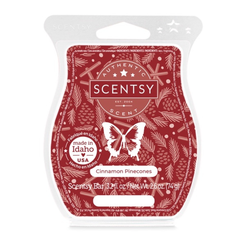 Scentsy Cinnamon Pinecones Wax Bar *DISCONTINUED*